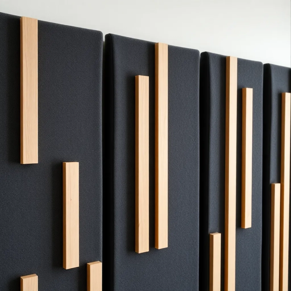 Lamele na filcu aranżacje