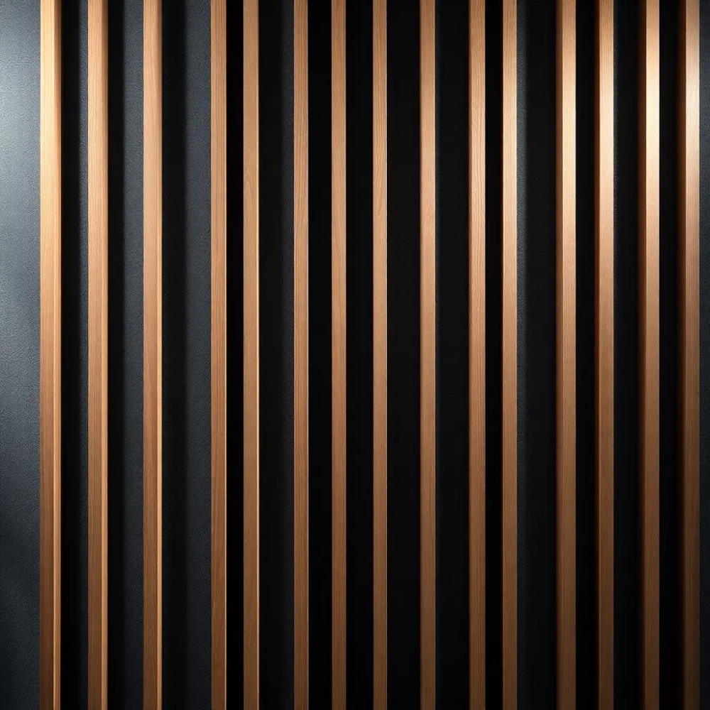 Lamele na szarym filcu