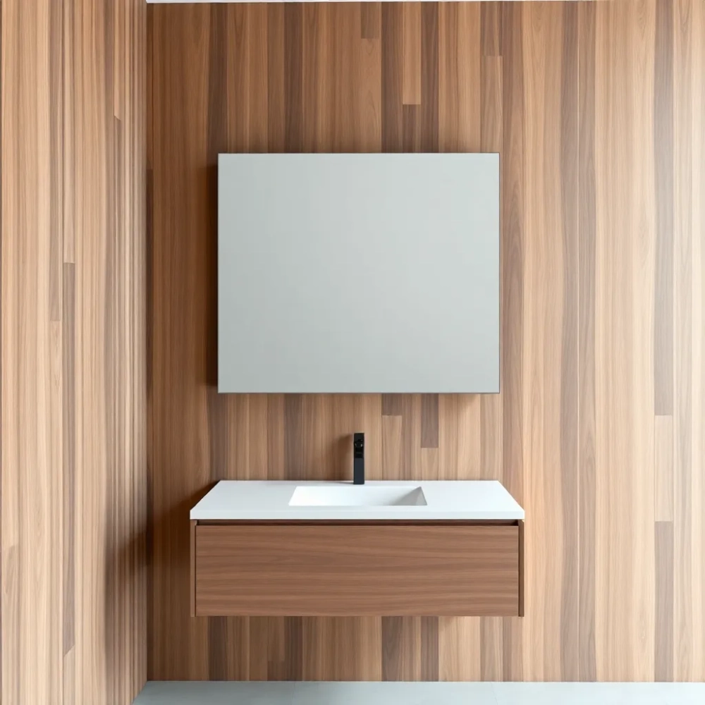 Lamele w łazience aranżacje