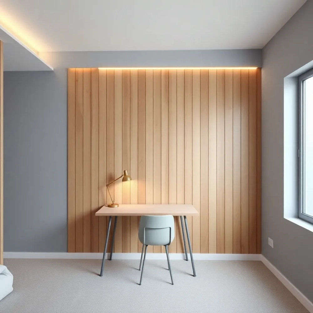 Lamele w pokoju młodzieżowym