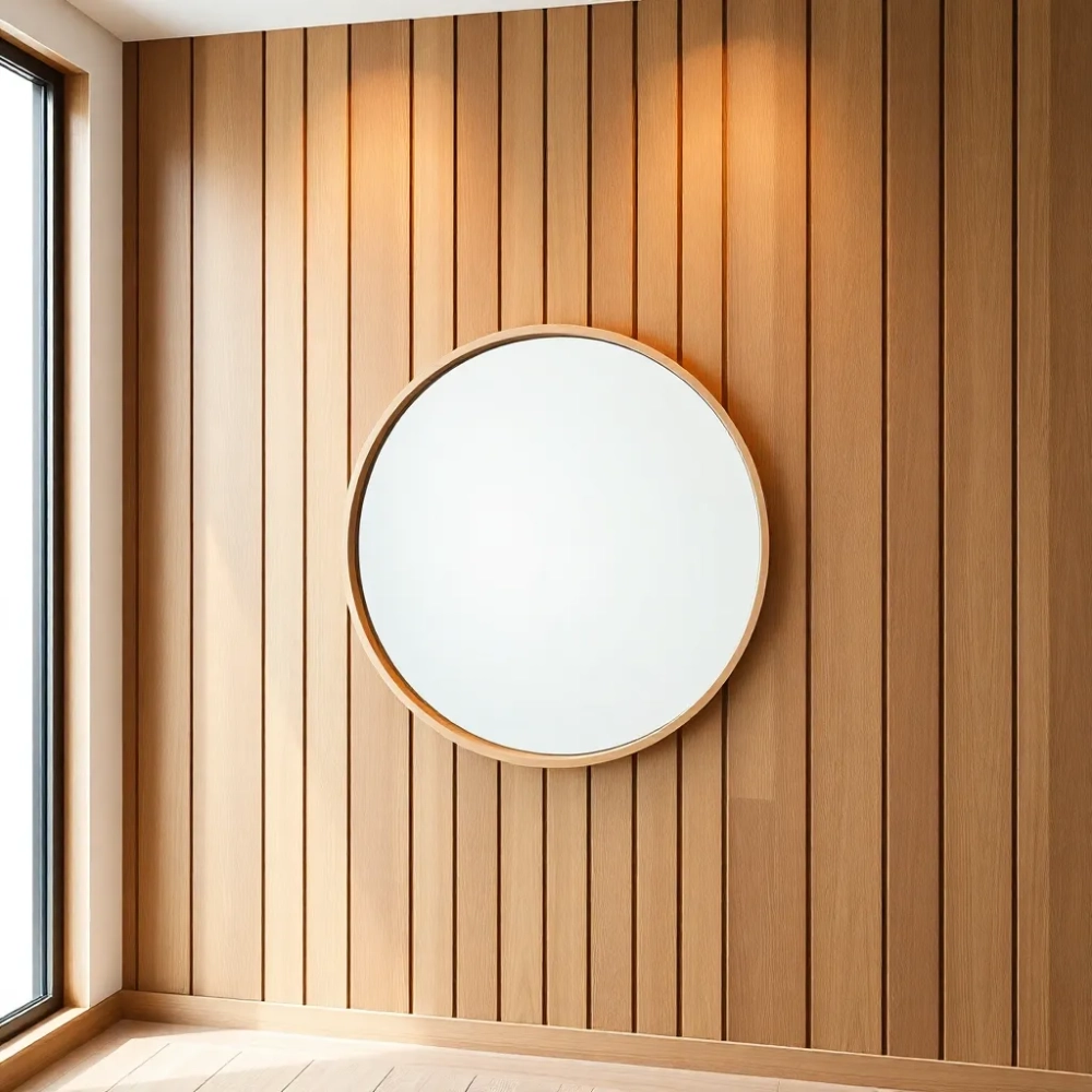 Lamele z lustrem półokrągłym