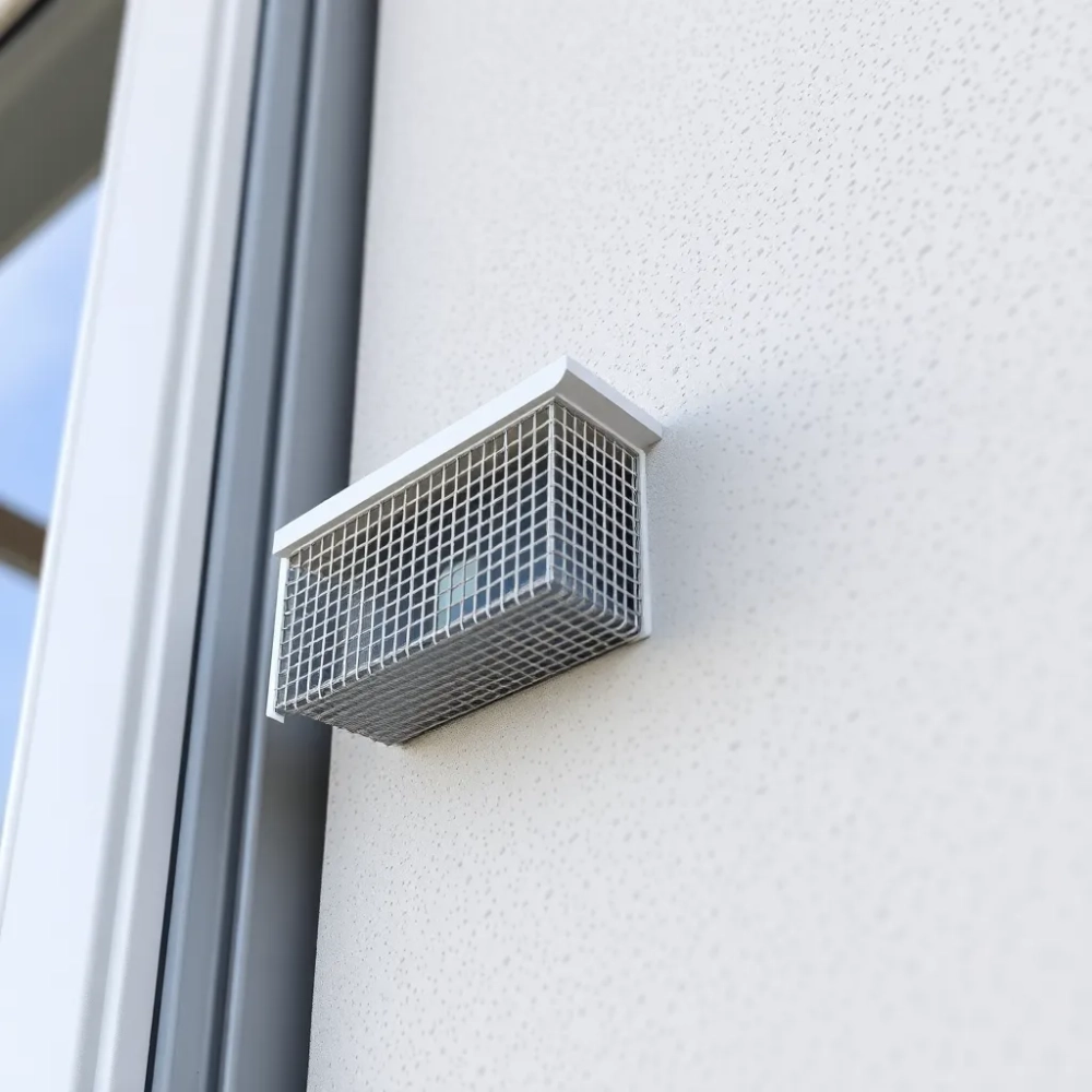 Listwa przyokienna zewnętrzna z siatką