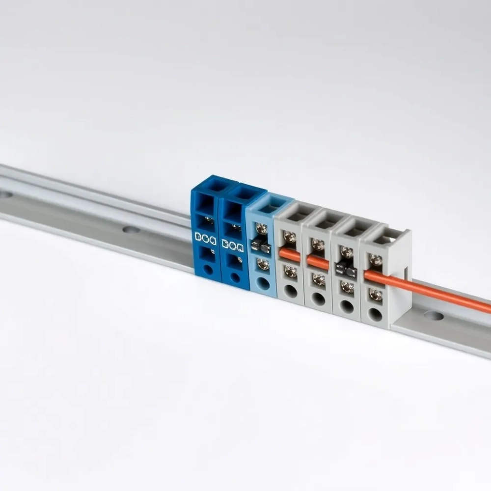 Listwa zaciskowa na szynę DIN