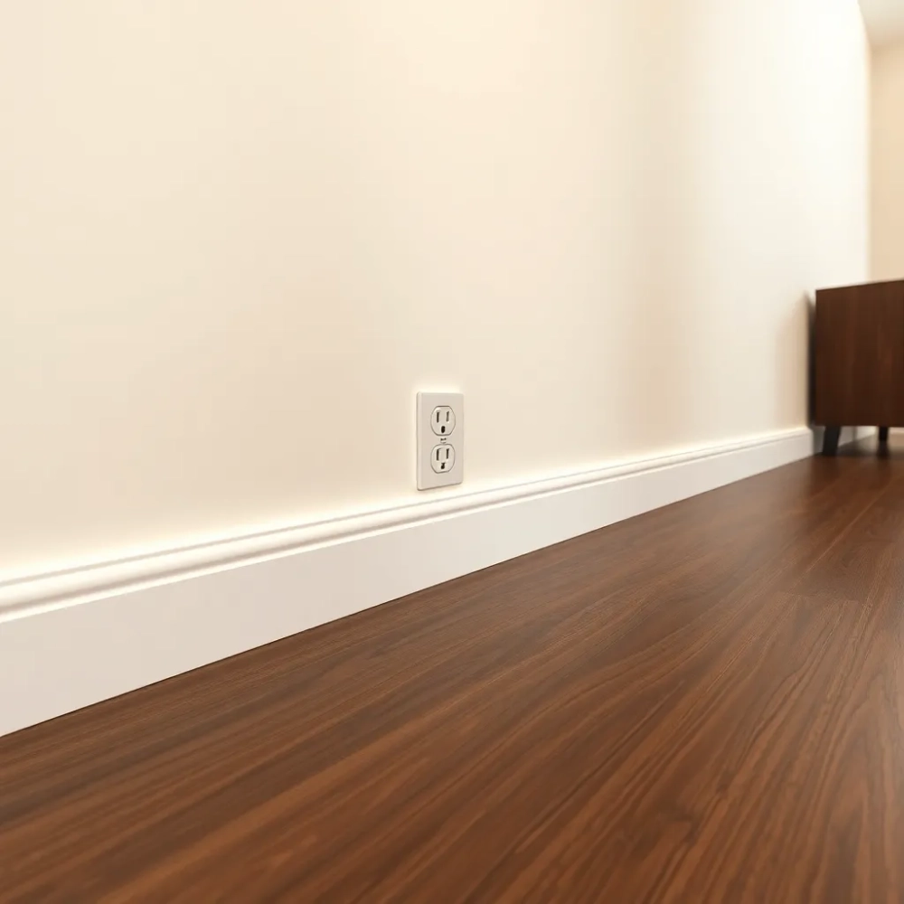 Listwy przypodłogowe do instalacji elektrycznej