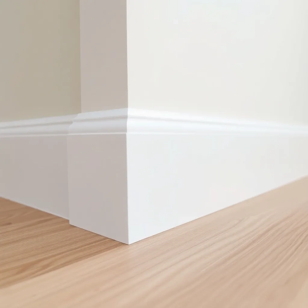 Listwy przypodłogowe MDF białe 10 cm