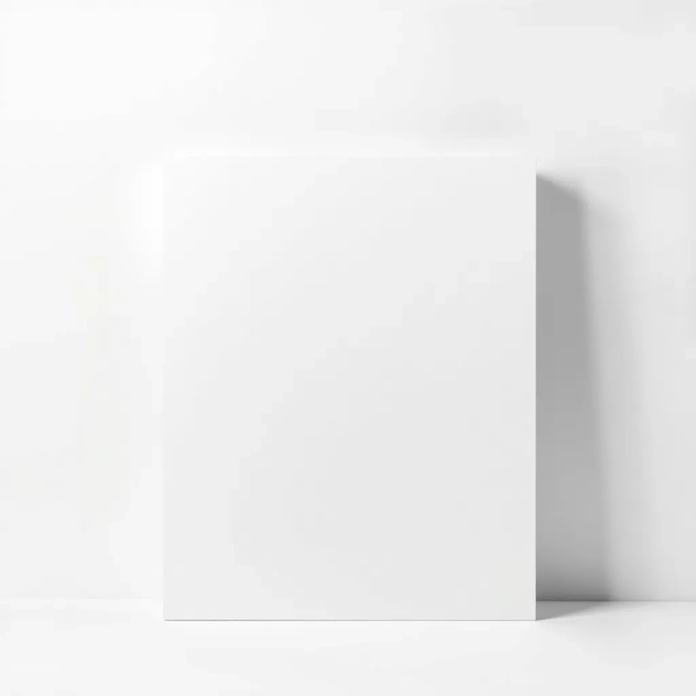 MDF barwiony w masie biały