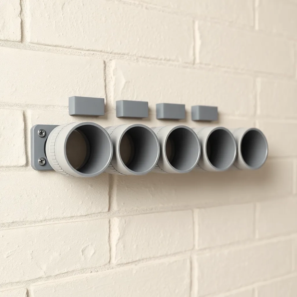 Mocowanie kabli do ściany pod tynk