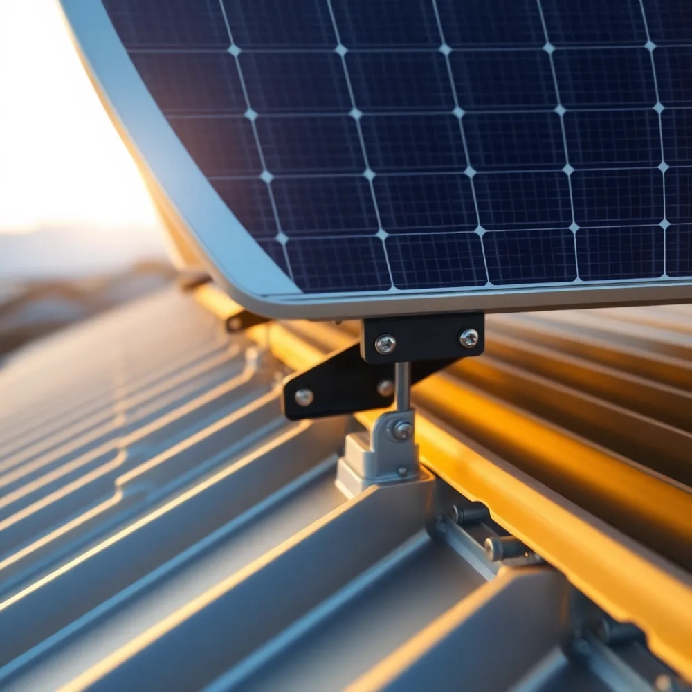 Mocowanie paneli fotowoltaicznych do blachy trapezowej