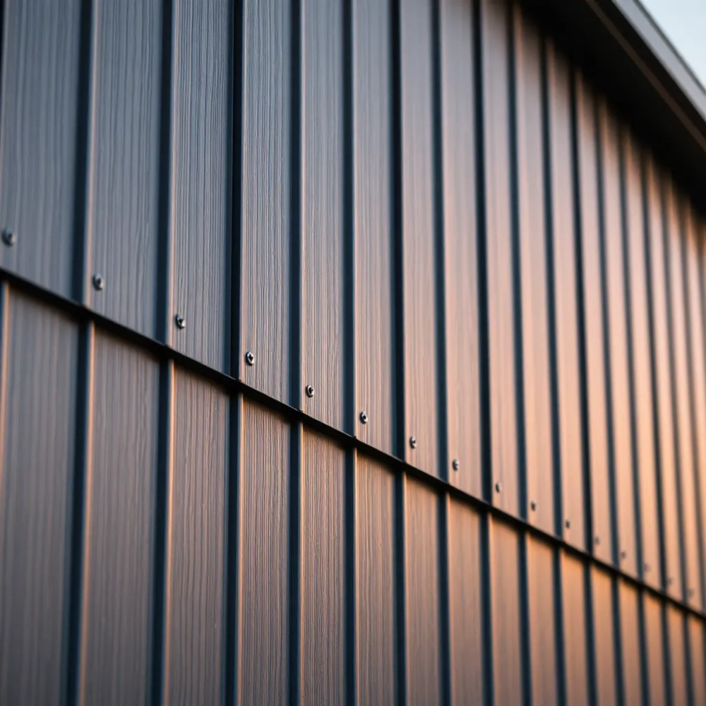 Montaż blachy na rąbek na elewacji