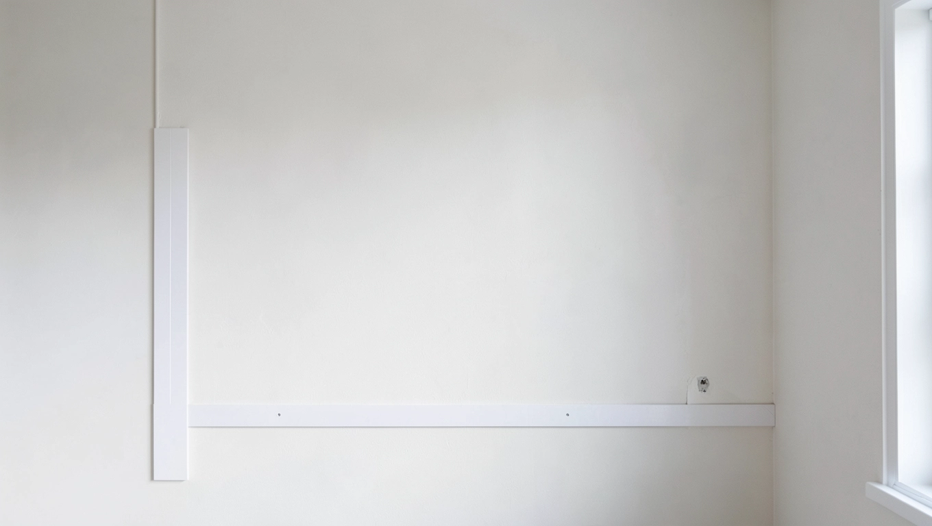 Montaż boazerii PCV białej