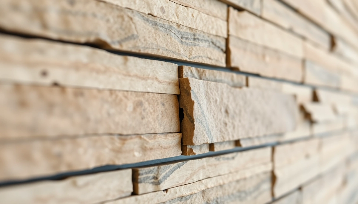 Montaż forniru kamiennego