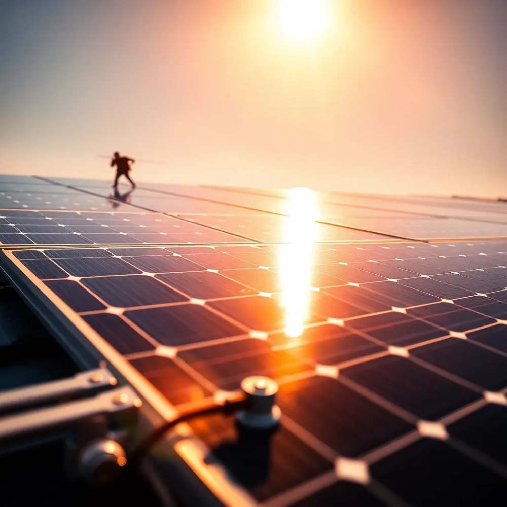 montaż paneli fotowoltaicznych