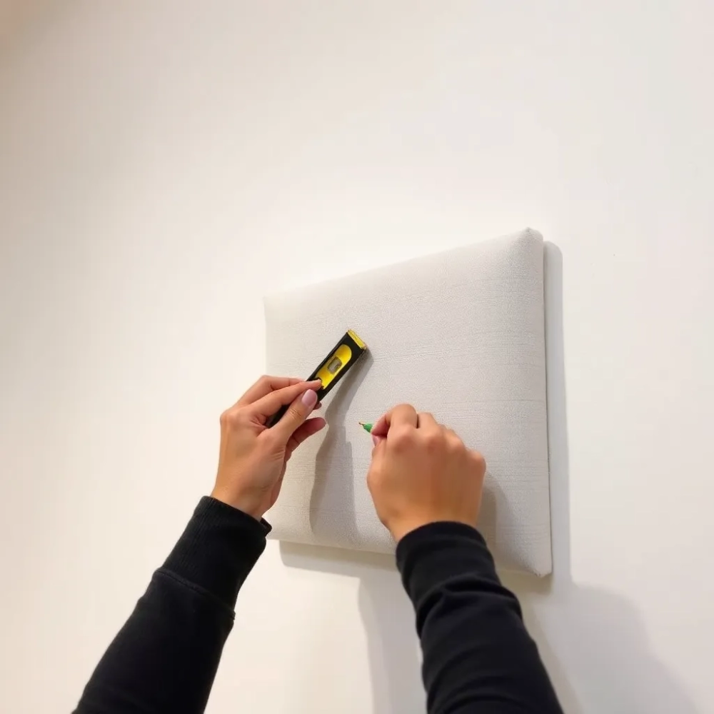 Montaż paneli tapicerowanych na ścianie