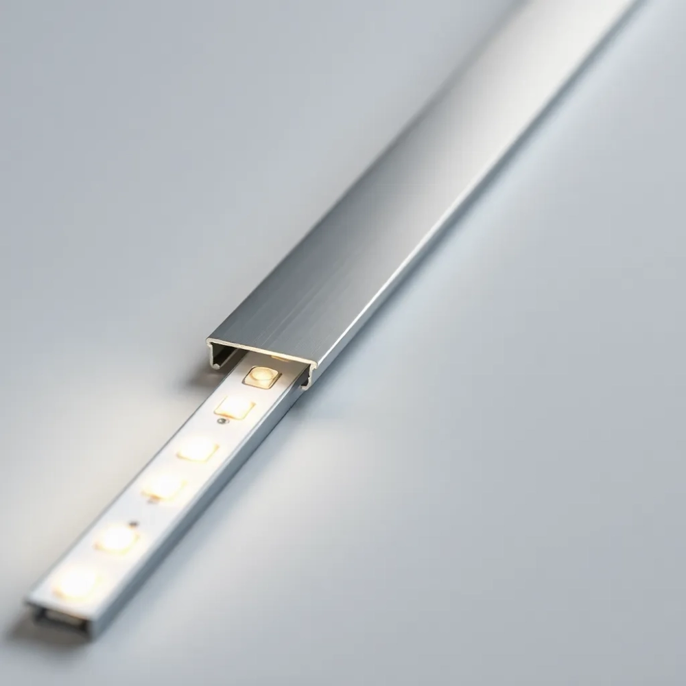 Montaż taśmy LED w listwie