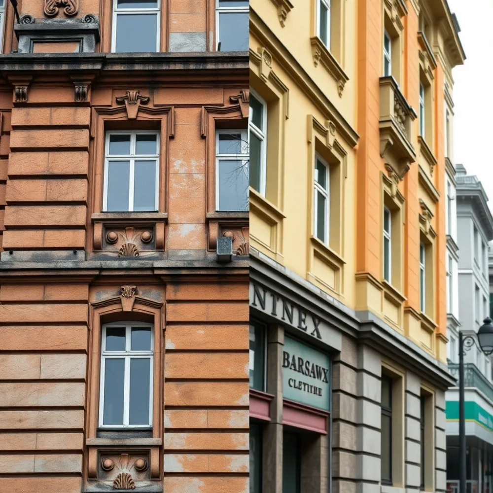 Mycie elewacji Warszawa