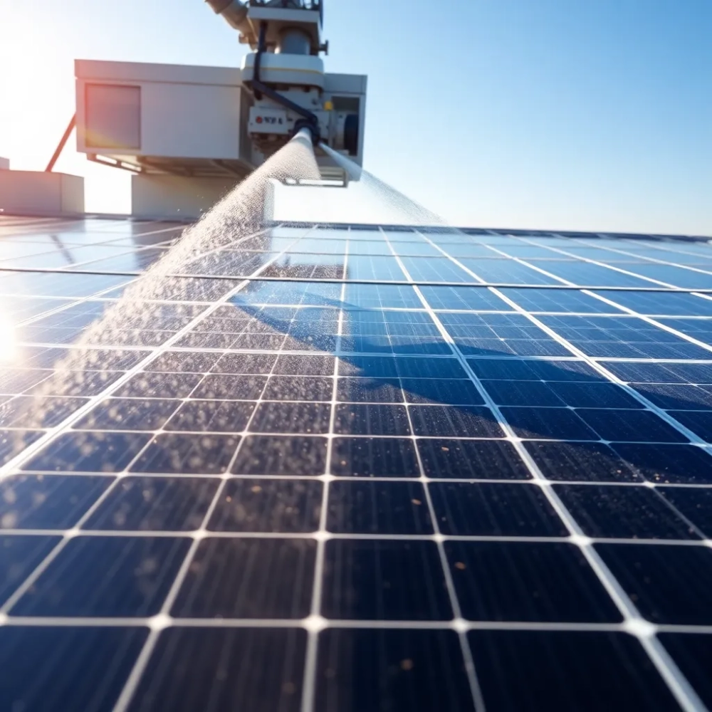 Mycie paneli fotowoltaicznych firmą