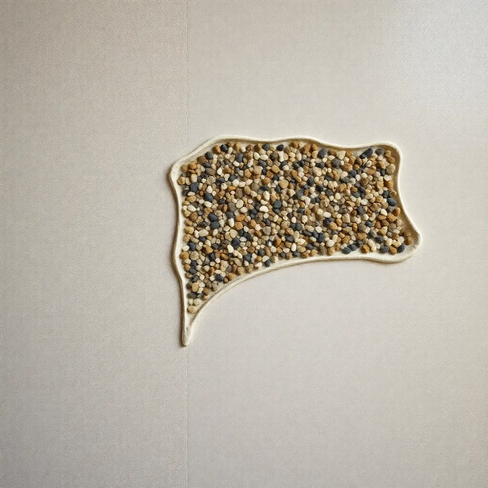 Nakładanie tynku mozaikowego na tynk mozaikowy