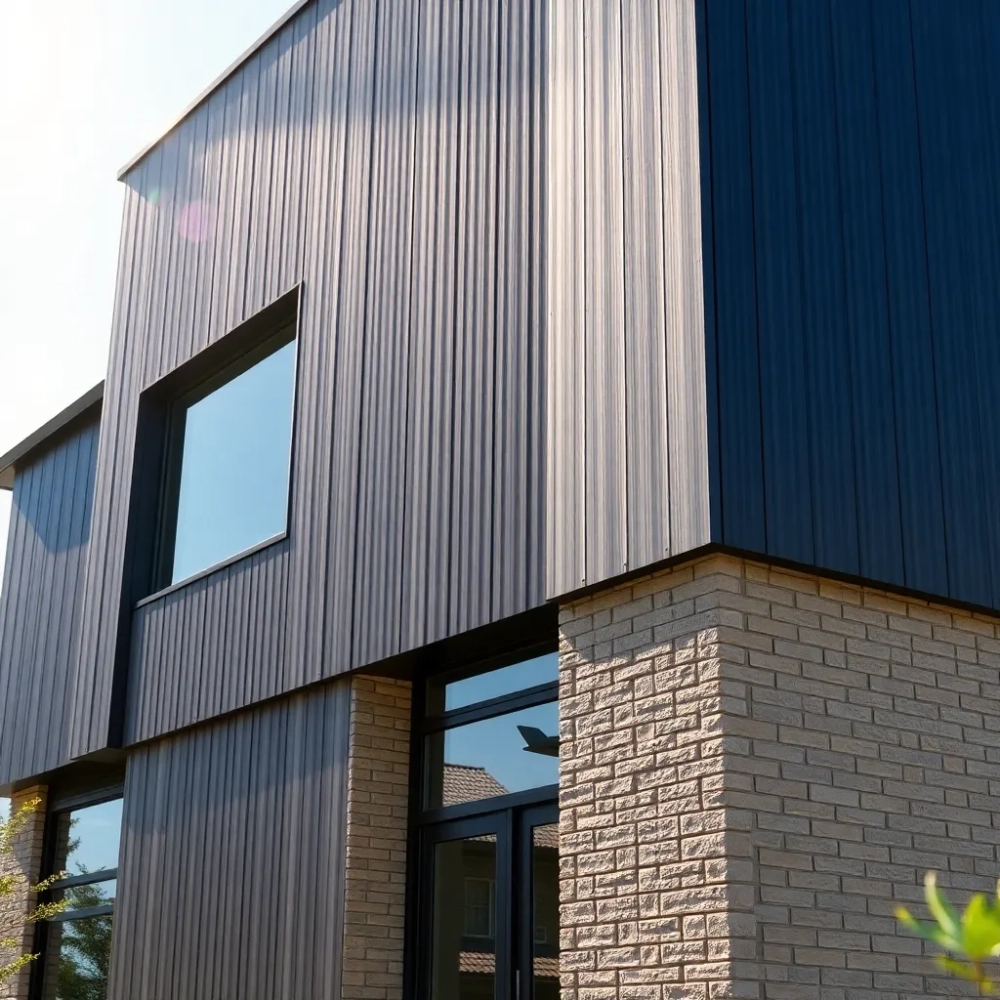 Nowoczesna elewacja z blachy