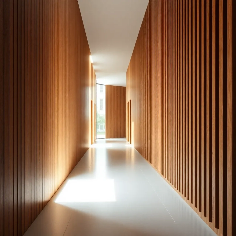 Nowoczesny przedpokój lamele