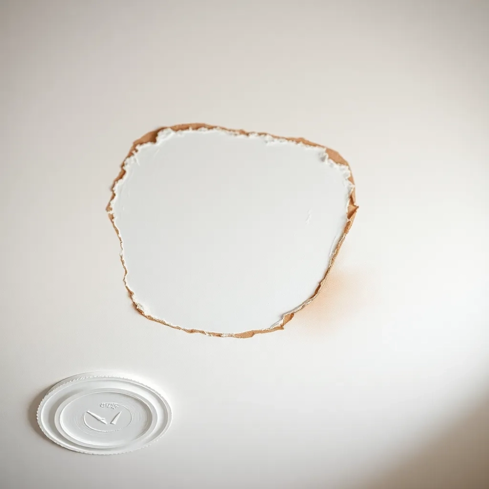 Odpadający tynk z sufitu naprawa