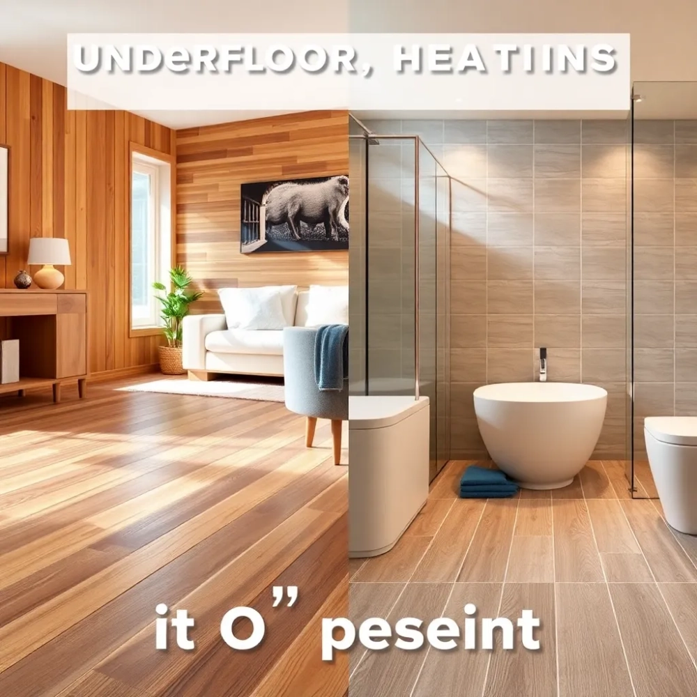 Ogrzewanie podłogowe  panele czy płytki