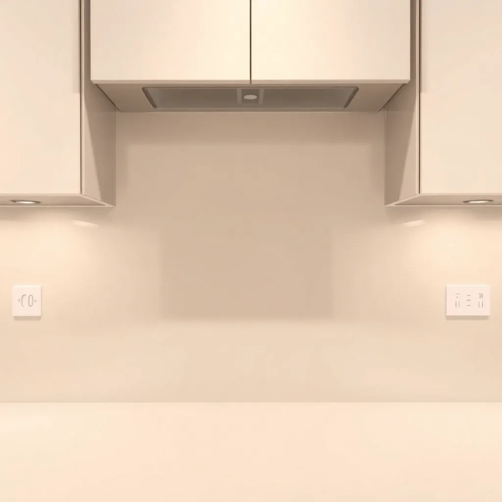 Panel między szafkami w kuchni