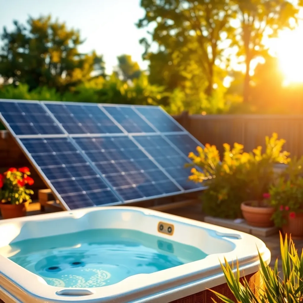 Panele fotowoltaiczne do jacuzzi