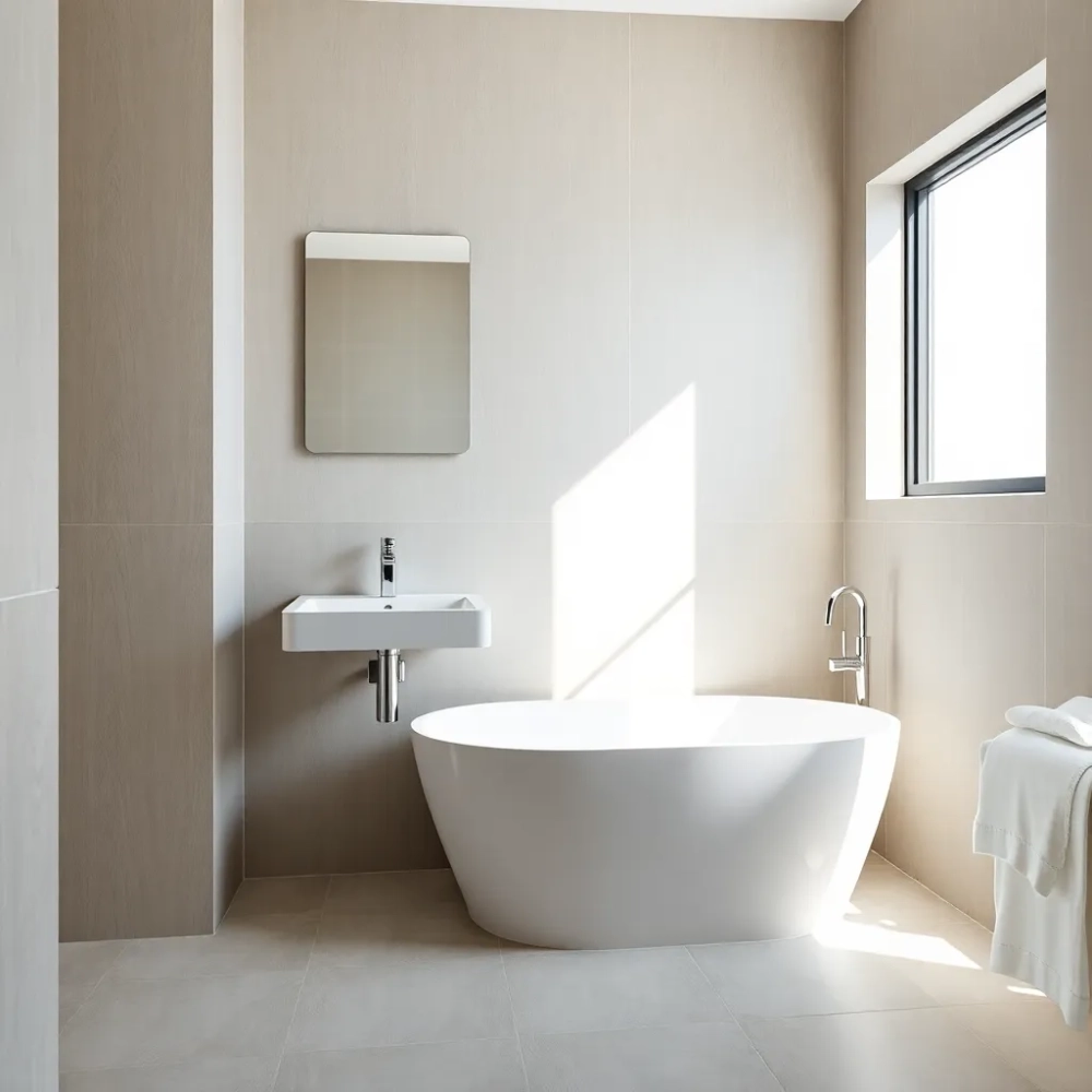 Panele na płytki w łazience