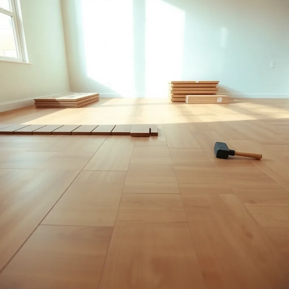 Panele podłogowe z montażem