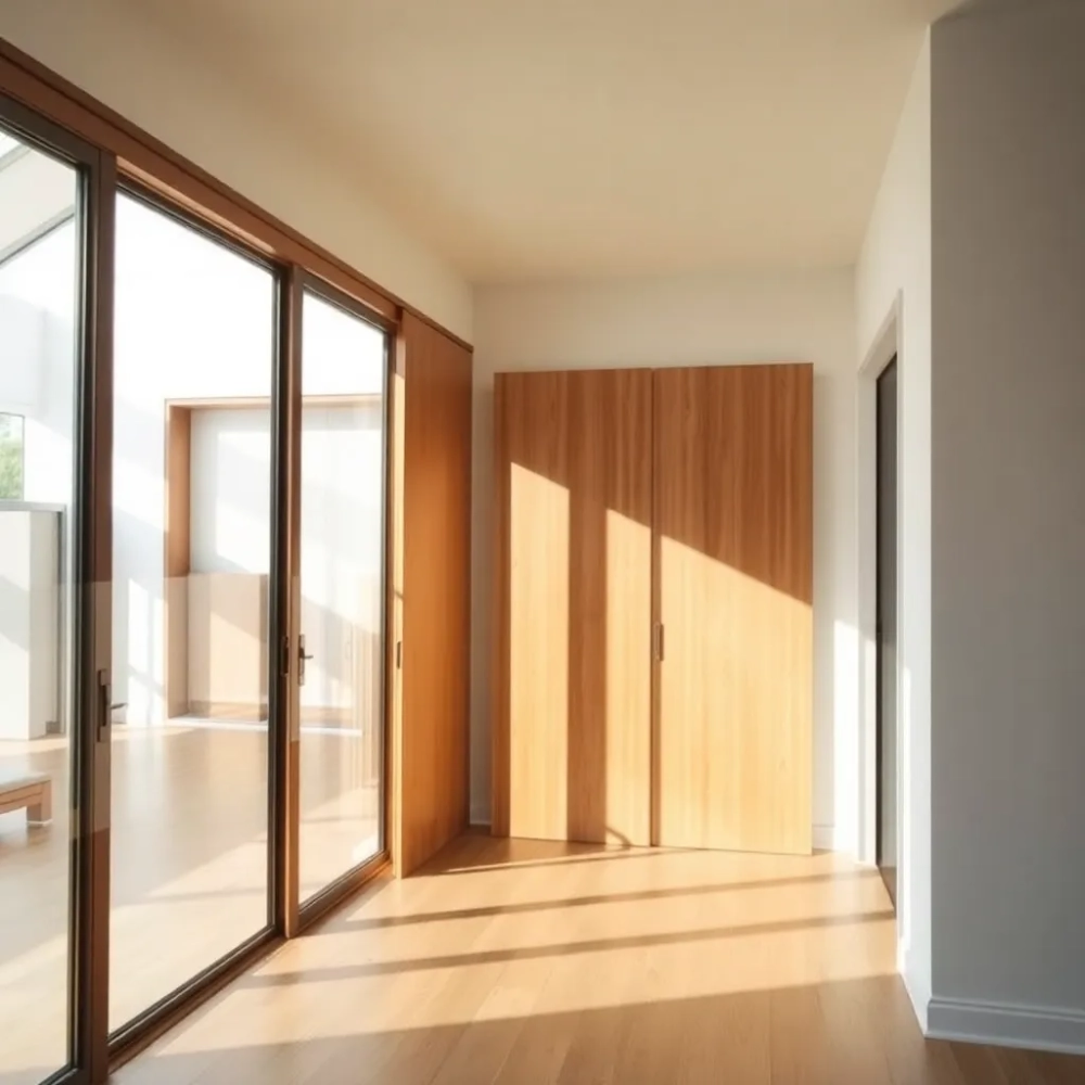 Panele przesuwne zamiast drzwi
