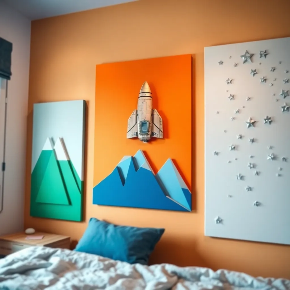 Panele ścienne dla chłopca