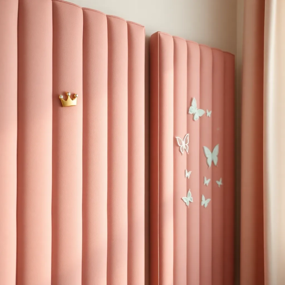 Panele ścienne dla dziewczynki