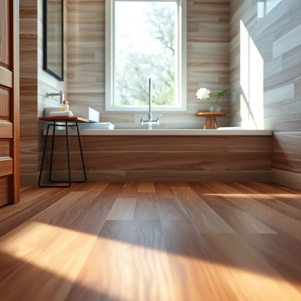 Panele winylowe do łazienki na podłogę