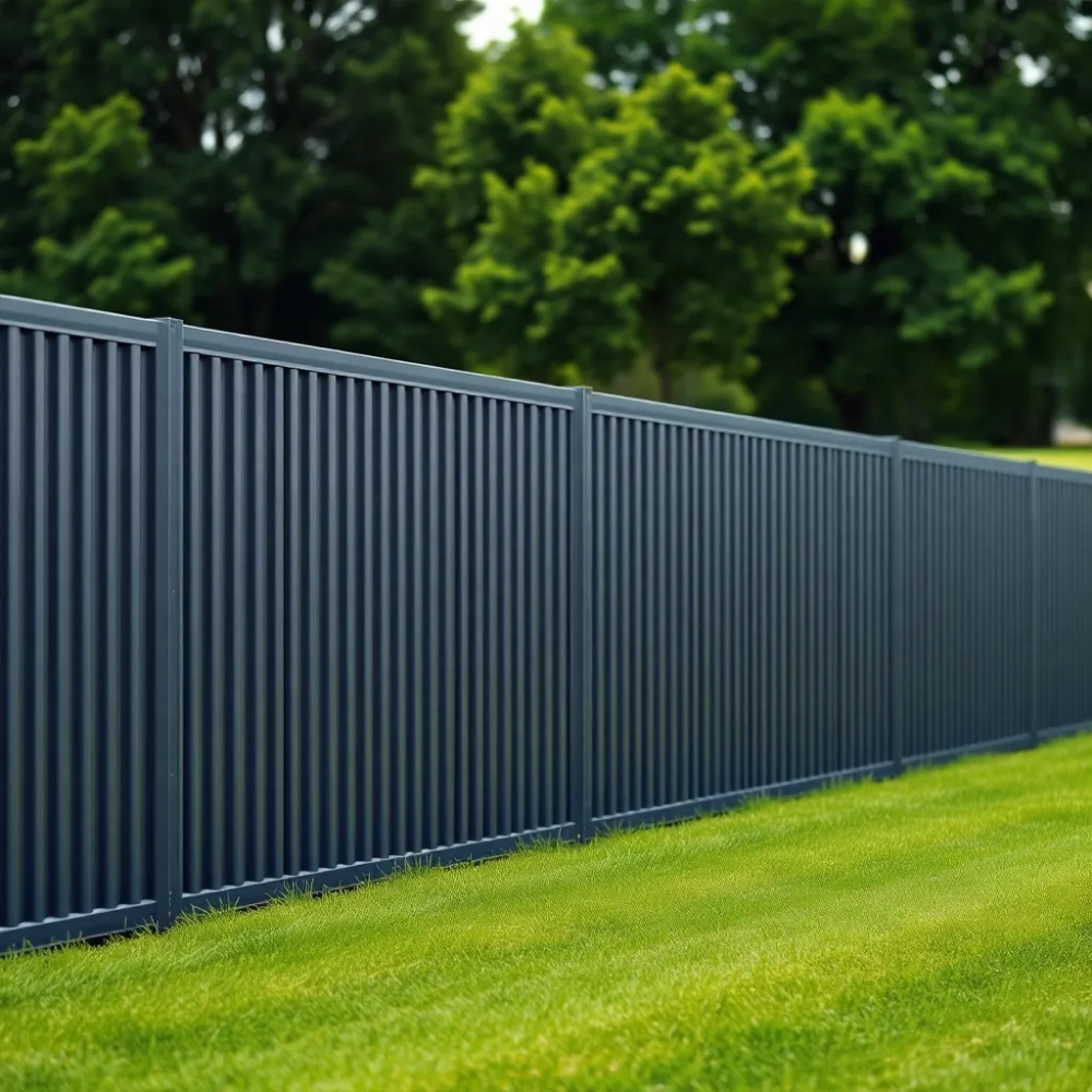 Panele z blachy na ogrodzenie