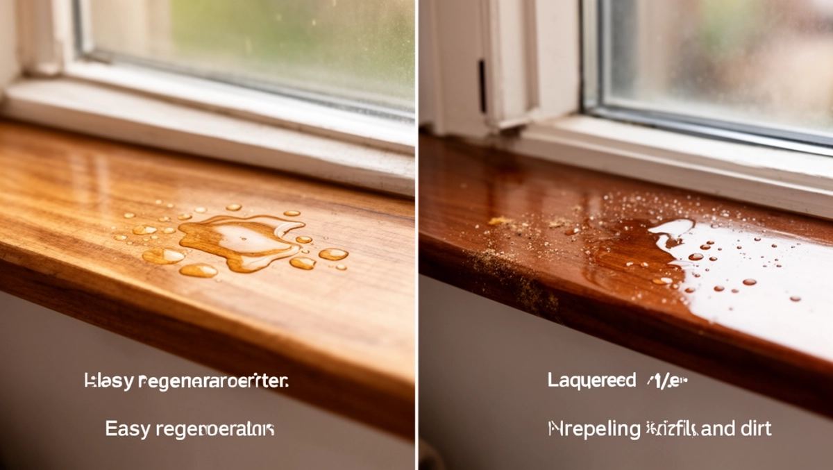 parapet drewniany olejowany czy lakierowany