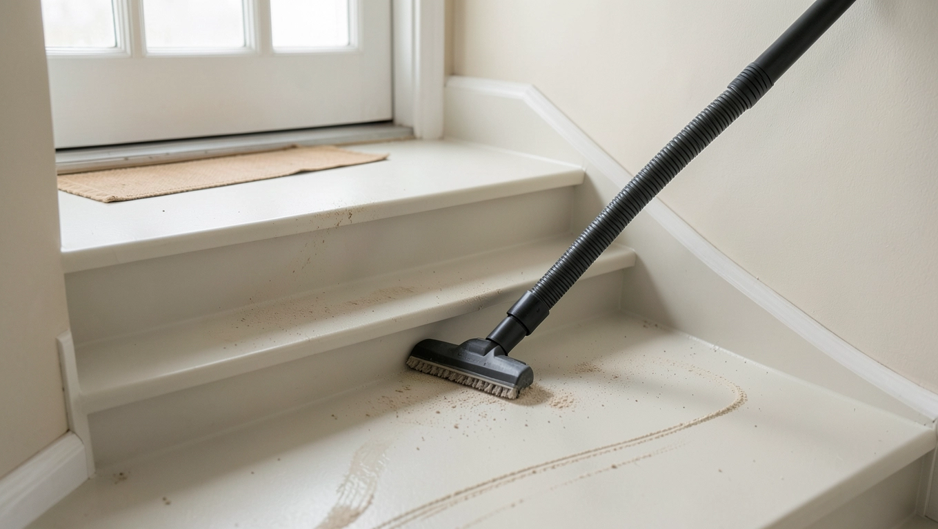 Pielęgnacja wykładziny PCV na schodach