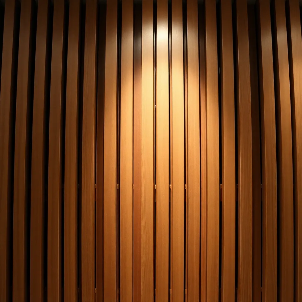 Pionowe listwy drewniane na ścianę