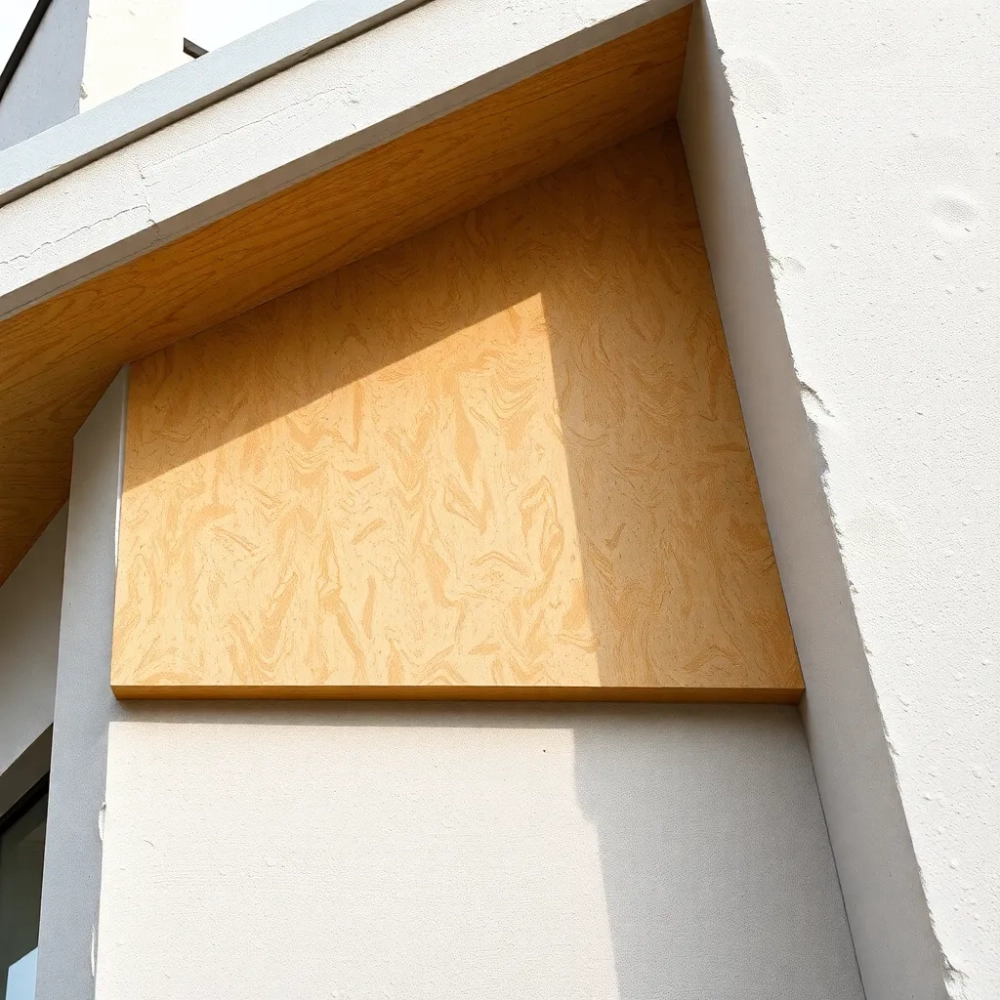 Podbitka z OSB i tynk