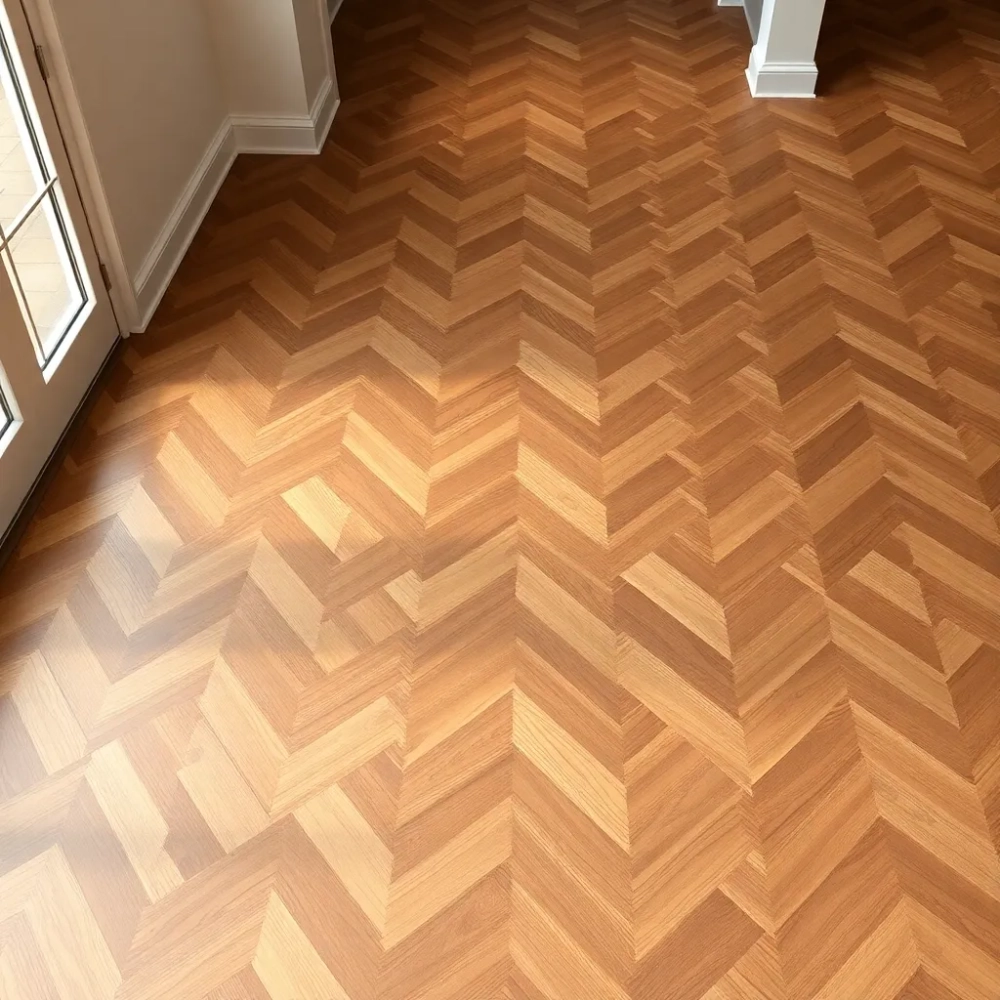 Podłoga w jodełkę Panele winylowe