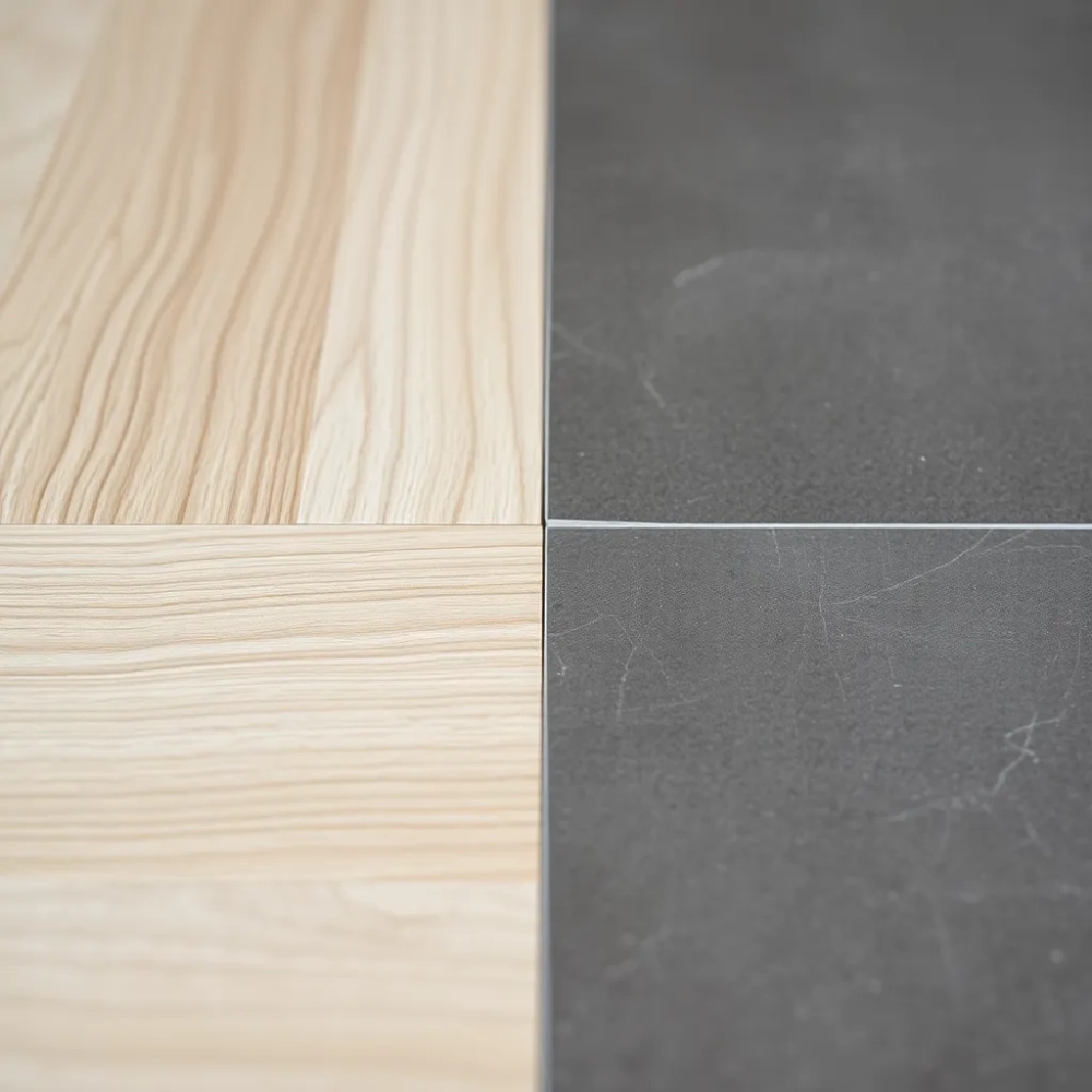 Połączenie paneli z gresem