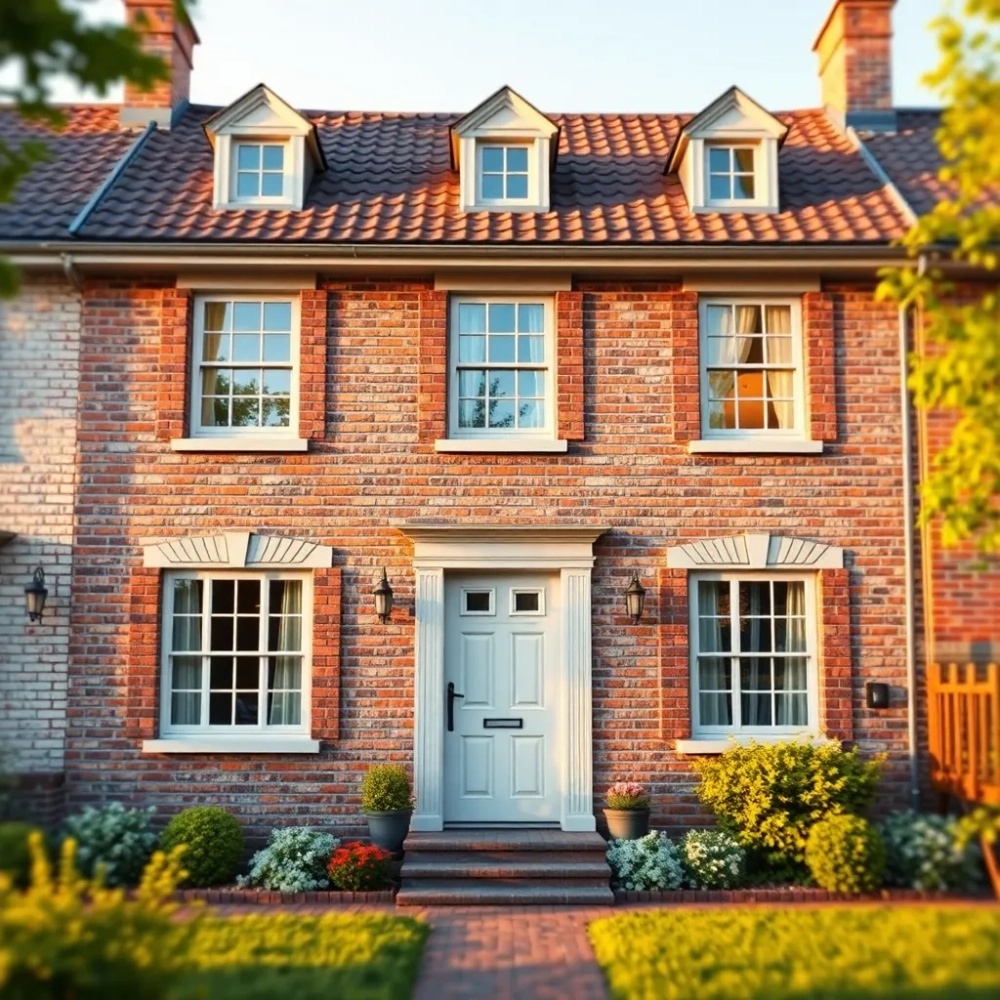 Projekt elewacji starego domu