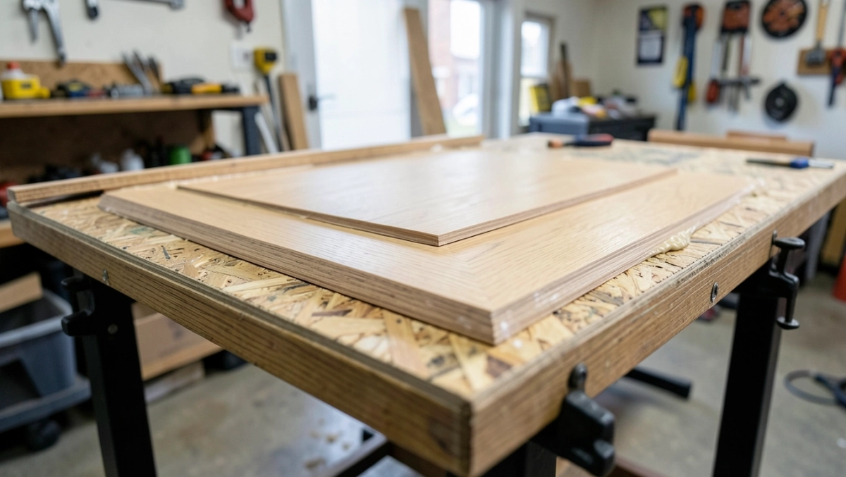 przyklejanie forniru