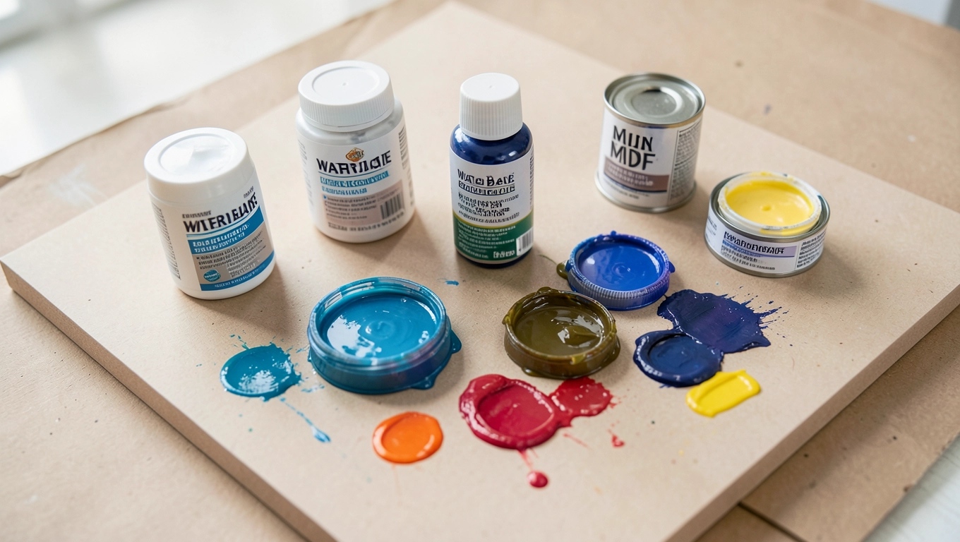 Rodzaje farb do malowania MDF