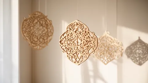 ażurowe dekoracje ze sklejki