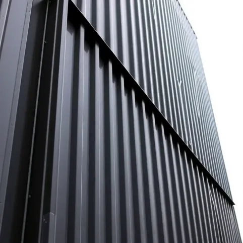 Blacha na rąbek elewacja