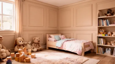 boazeria angielska w pokoju dziecka