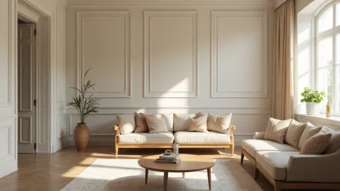 boazeria angielska w salonie