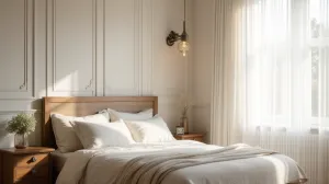 boazeria angielska w sypialni