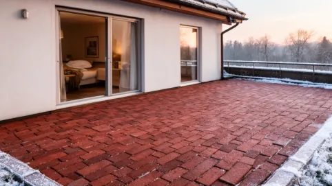 Bruk klinkierowy na taras