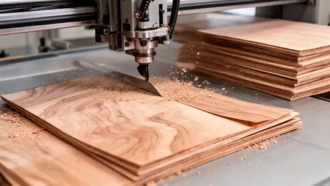 cięcie cnc forniru